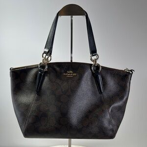 Coach Black and Brown Women's Tote Bag